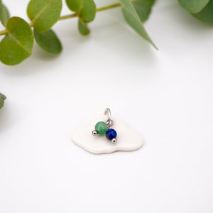 Pendentif Nuage (bleues-vert)