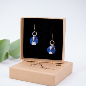 Boucles Pipa (confettis bleus)